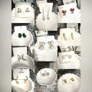 New bundle Pearl Earrings Set 11 pairs